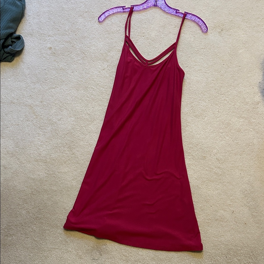 Red Strappy Dress